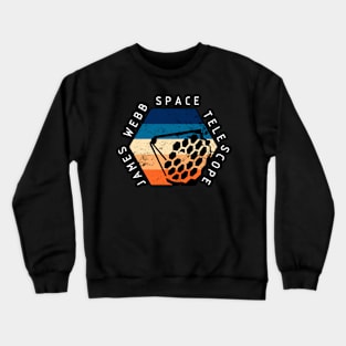 vintage retro James Webb Space Telescope Retro Cosmic JWST Vintage Space Crewneck Sweatshirt